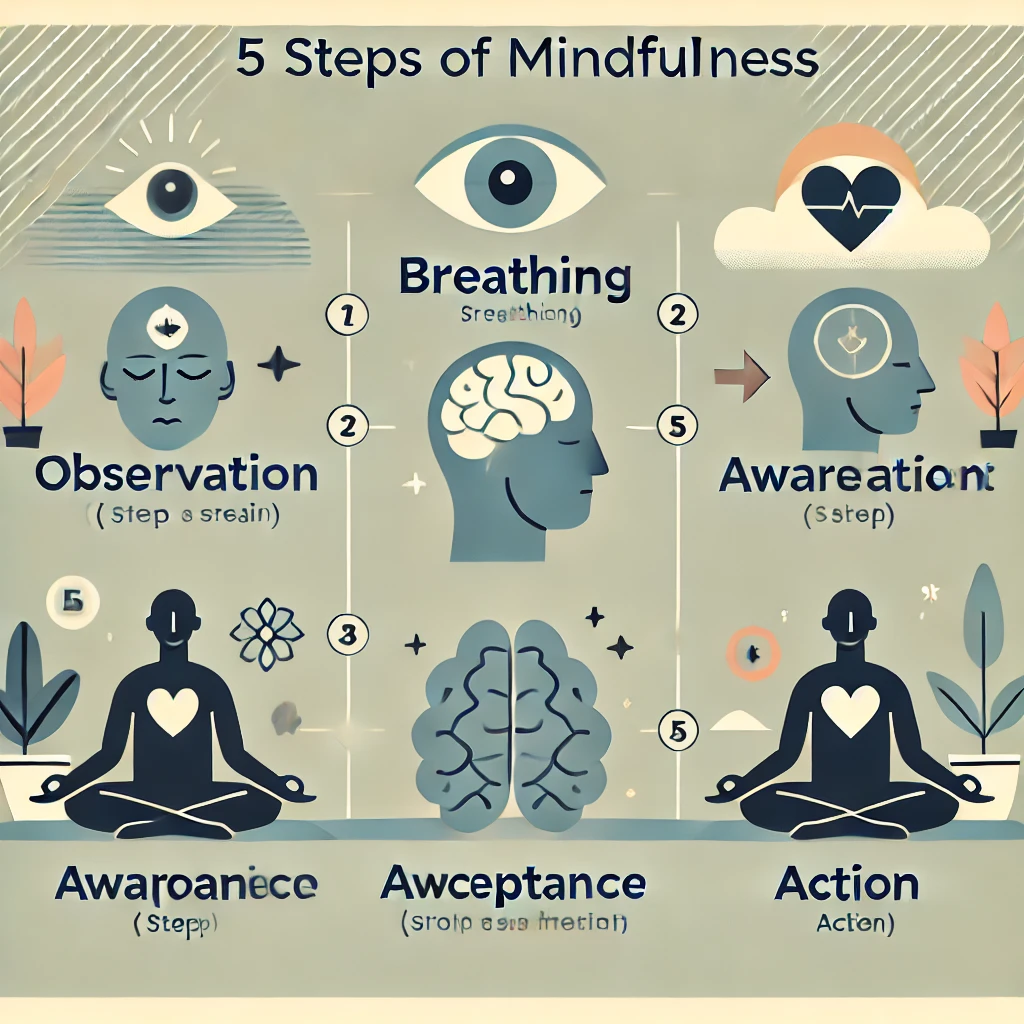 5 Steps of Mindfulness