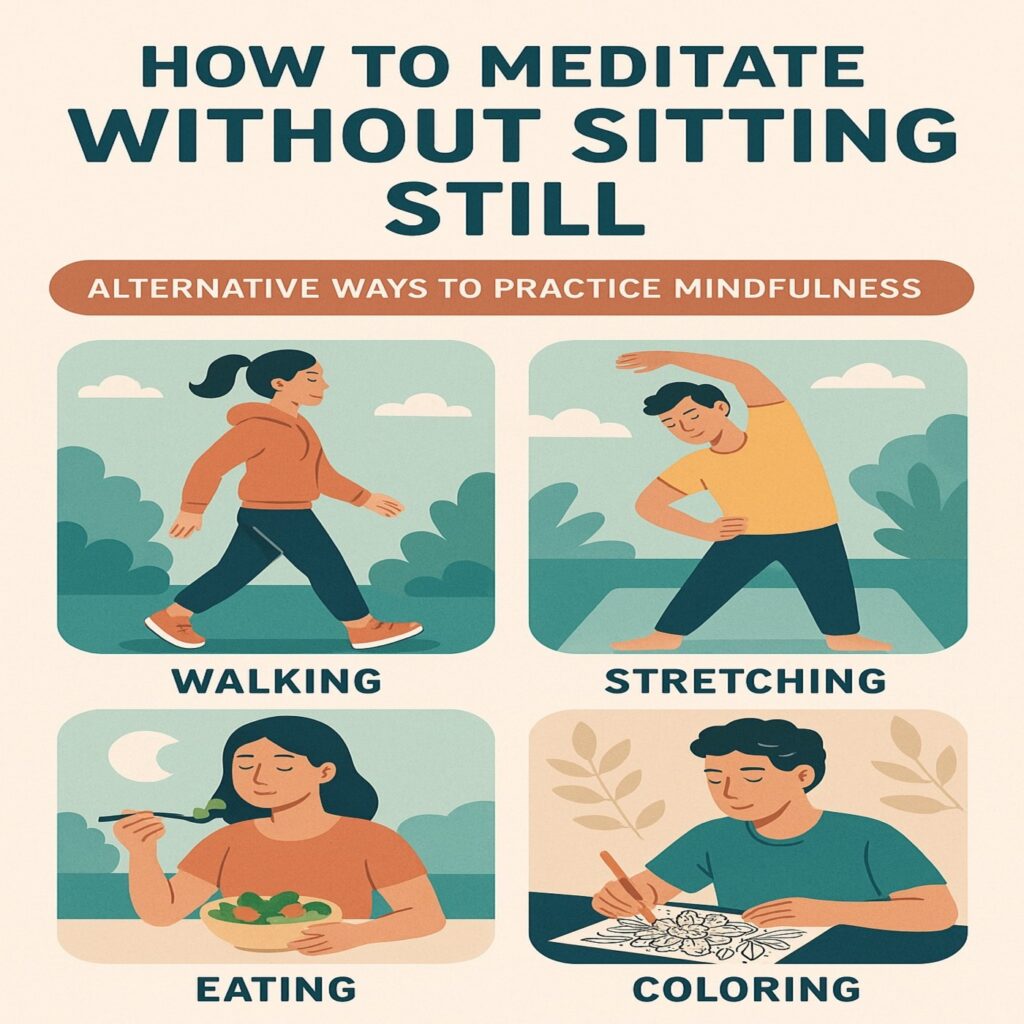 How to Meditate Without Sitting Still: Alternative Ways to Practice Mindfulness