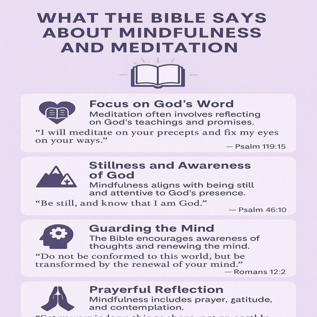 What the Bible Says About Mindfulness and Meditation