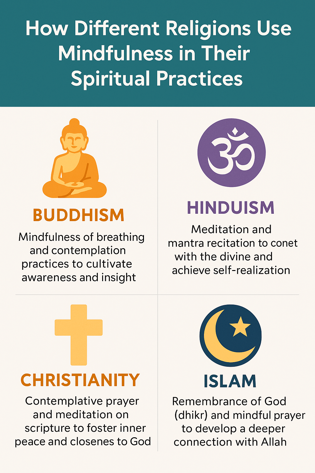 How Different Religions Use Mindfulness in Their Spiritual Practices